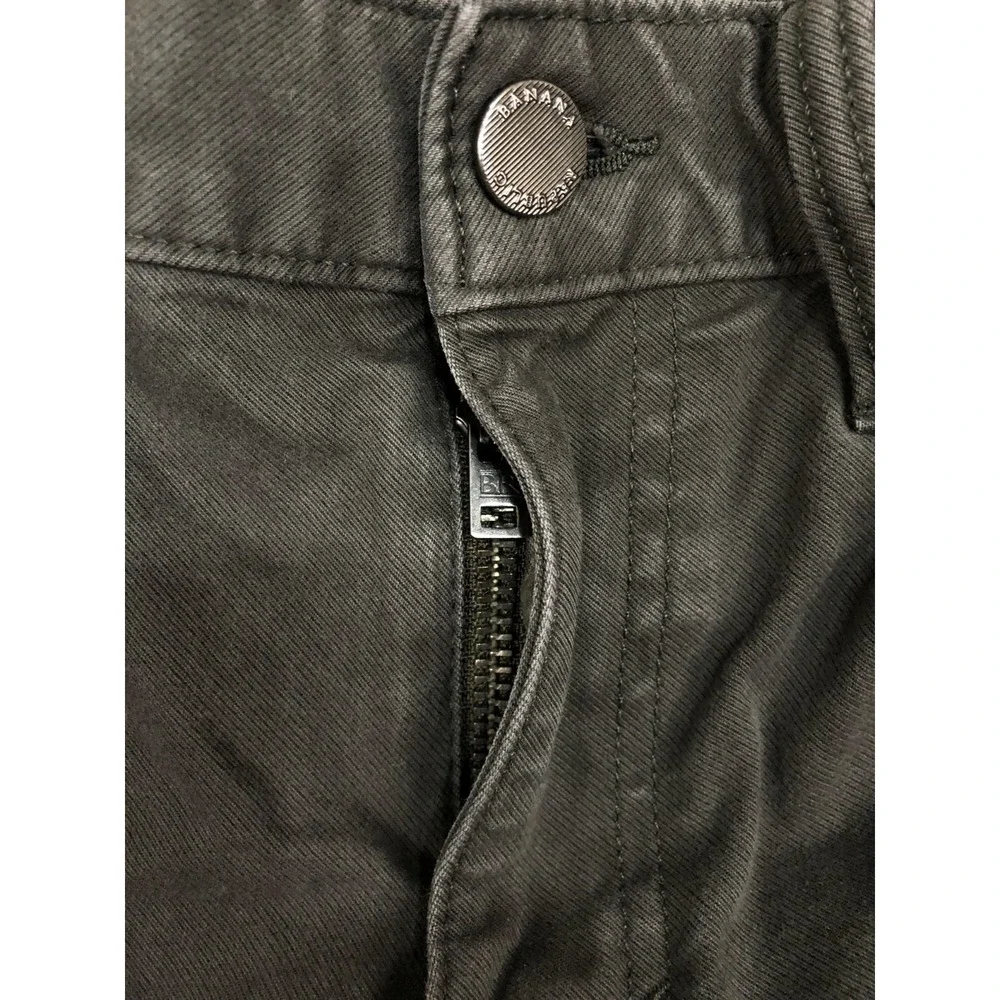 Banana Republic Jeans Men 30x30 (Tag 30x32) Traveler Slim Fit Olive Green